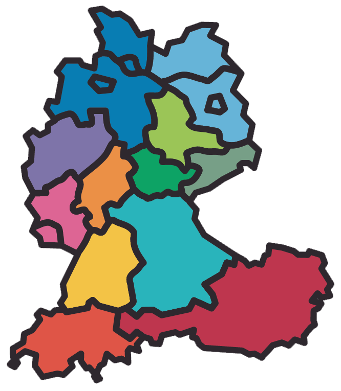 Karte aller Regionalgruppen